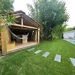 بيت للعطل Havre De Paix - Grande Maison En Bois & Piscine Mérignac