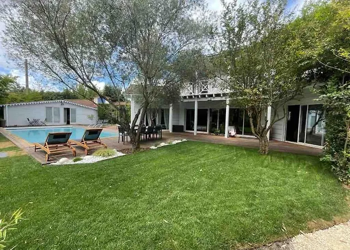 Havre De Paix - Grande Maison En Bois & Piscine * Мериньяк